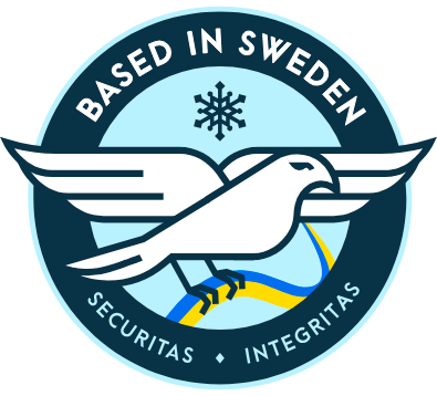 based in Sweden logo
